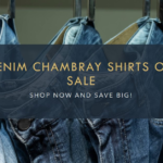 shop denim chambray shirts on sale